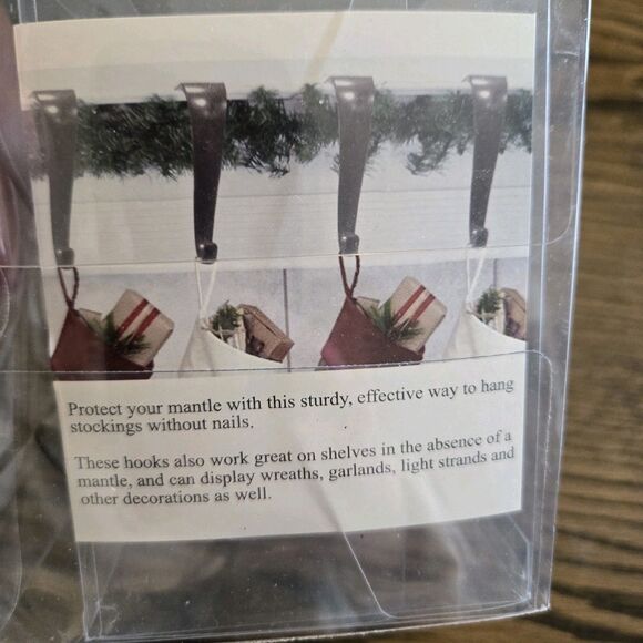 NEW Stocking Holder Hobby Lobby Bronze 4 Inch (4 pieces)  CHRISTMAS 2022 - Picture 6 of 6